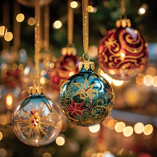 Download Festive Ornament Display Image - Christmas, Ornaments, Festive |  StockCake
