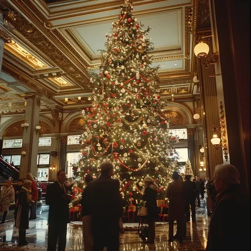 Download Grand Holiday Tree Image - Christmas, Holiday, Tree | StockCake