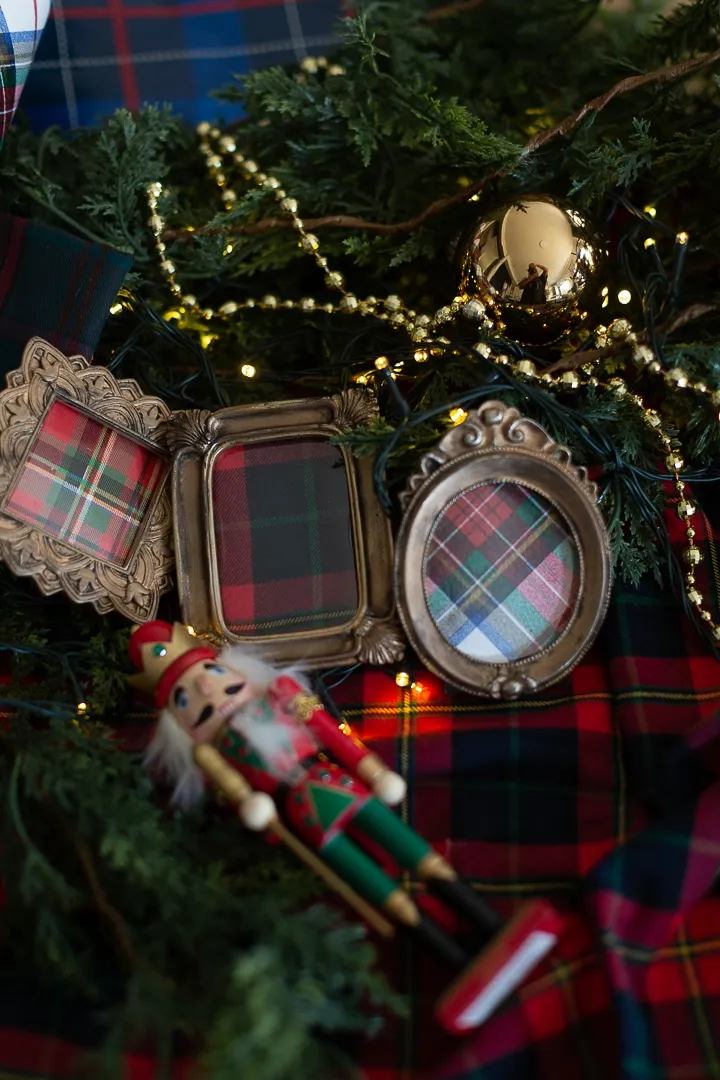 Easy Upcycled DIY Denim & Cardboard House Christmas Ornaments | Most Lovely Things