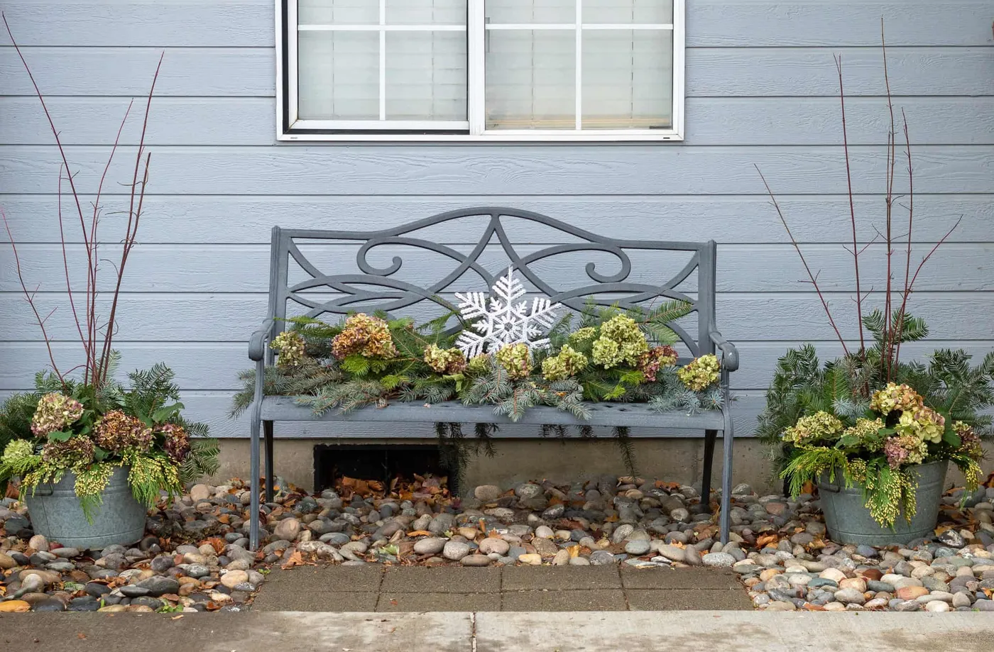 Easy Winter Container Decorating Ideas - Pinecone Cottage Retreat