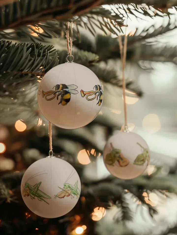 Elsa Beskow Christmas tree ornament 3-pack, Set no 9
