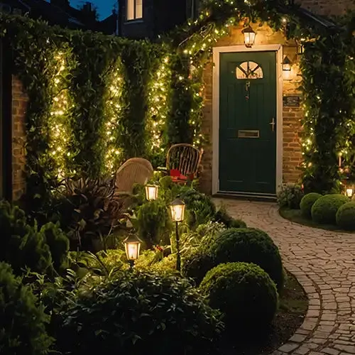 Enchanting Garden Path Lights for a Festive Season | Magical Christmas