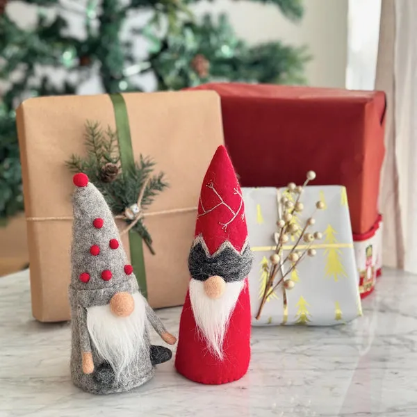 Felt Christmas Gnome (Red)