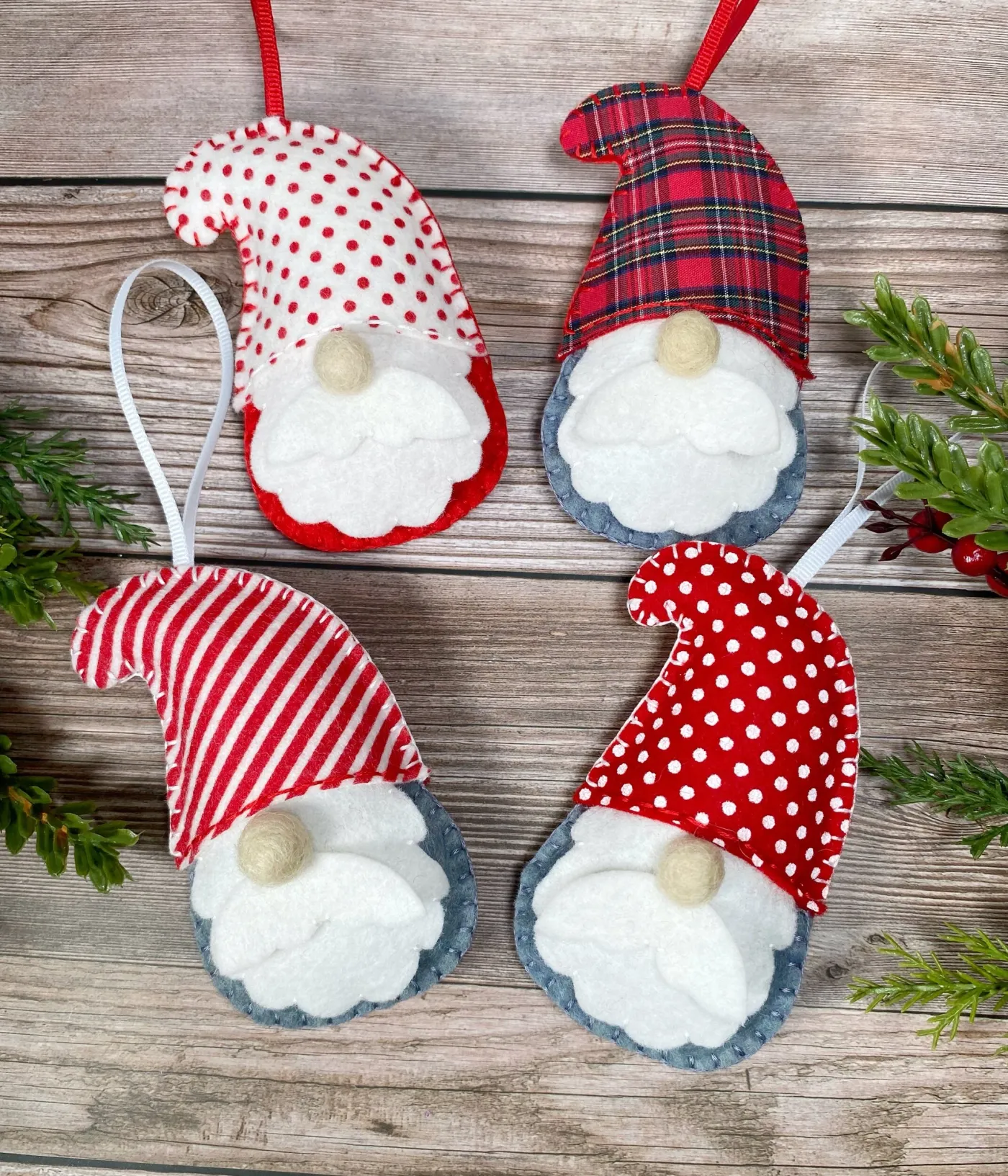 Felt gnome Christmas ornaments — The Ornament Boutique