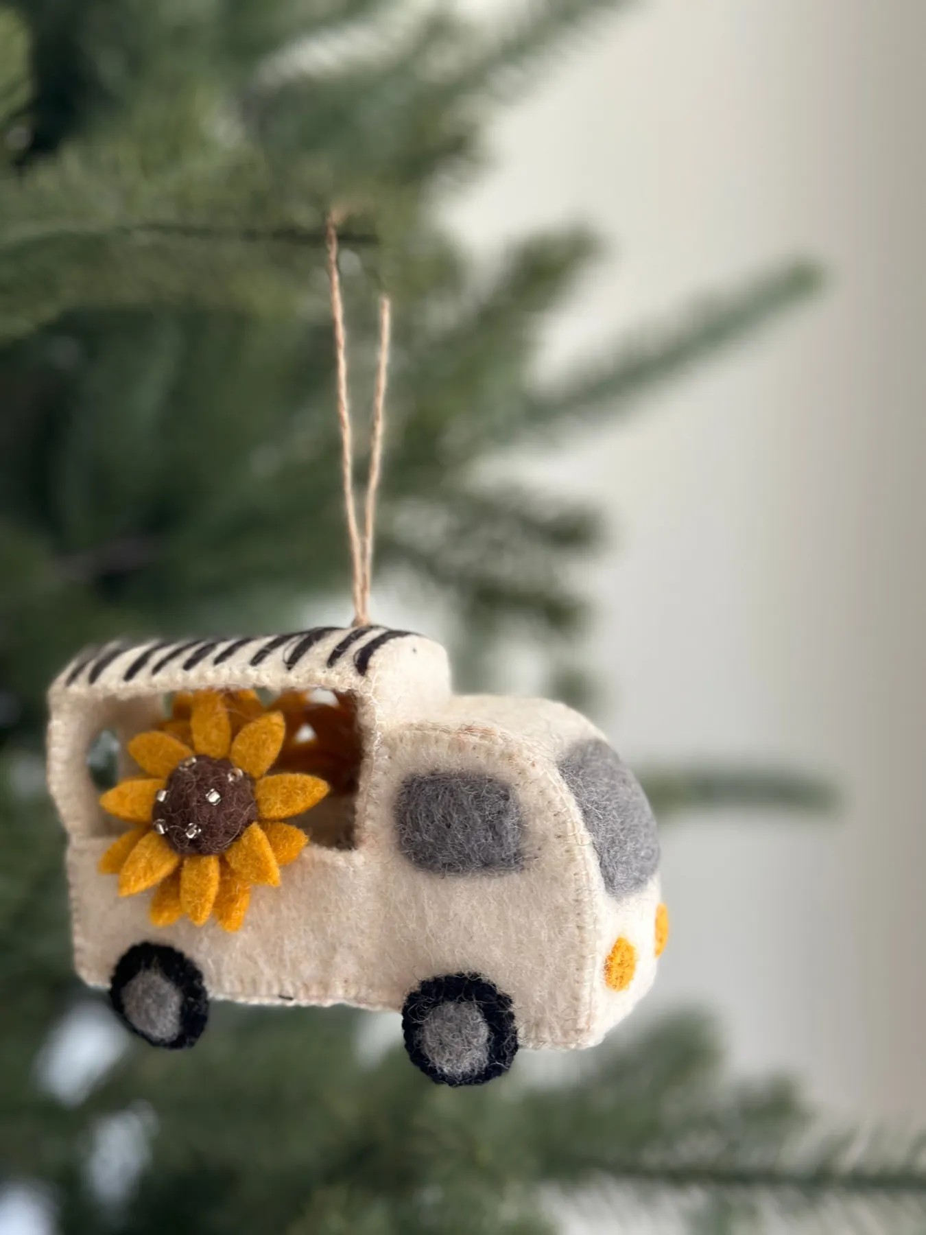Felt Mobile Flower Shop Ornament - Ganapati