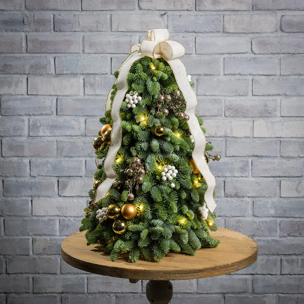 Festive Glow with a Farm-Fresh Pre-Lit Tabletop Christmas Tree – Lynch  Creek Farm