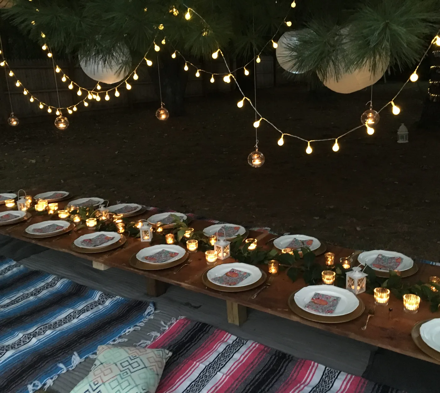 Floor Seated Dinner and Boho Tablescape - The Well Dressed Table