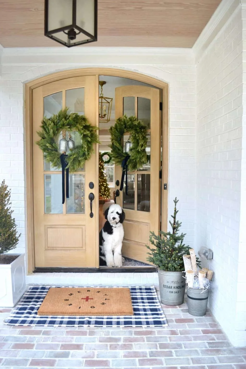 Front Door Decor Inspiration for the Holidays