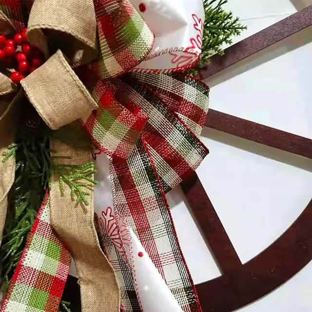 Front Door Wooden Vintage Winter Decorative Christmas | DailySale