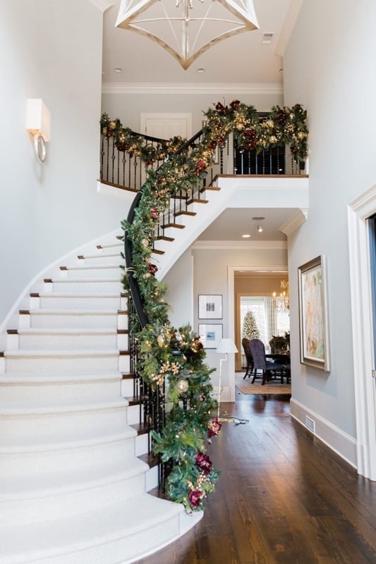 Garlands On Banisters - Designer Picks | Foter