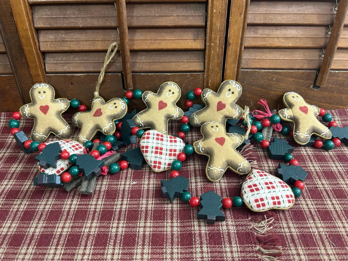 Gingerbread Man Christmas Tree Garland | Mercari