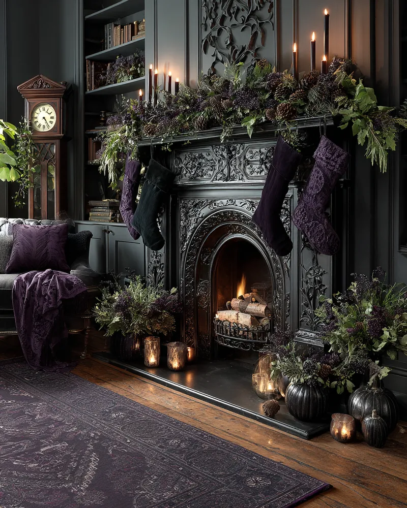 Gothic Grandeur Christmas: Darkly Romantic Holiday Vibes 🦇