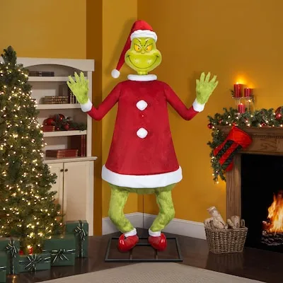 Grinch 9-ft Dr. Seuss The Grinch Animatronic in the Christmas Decor department at Lowes.com