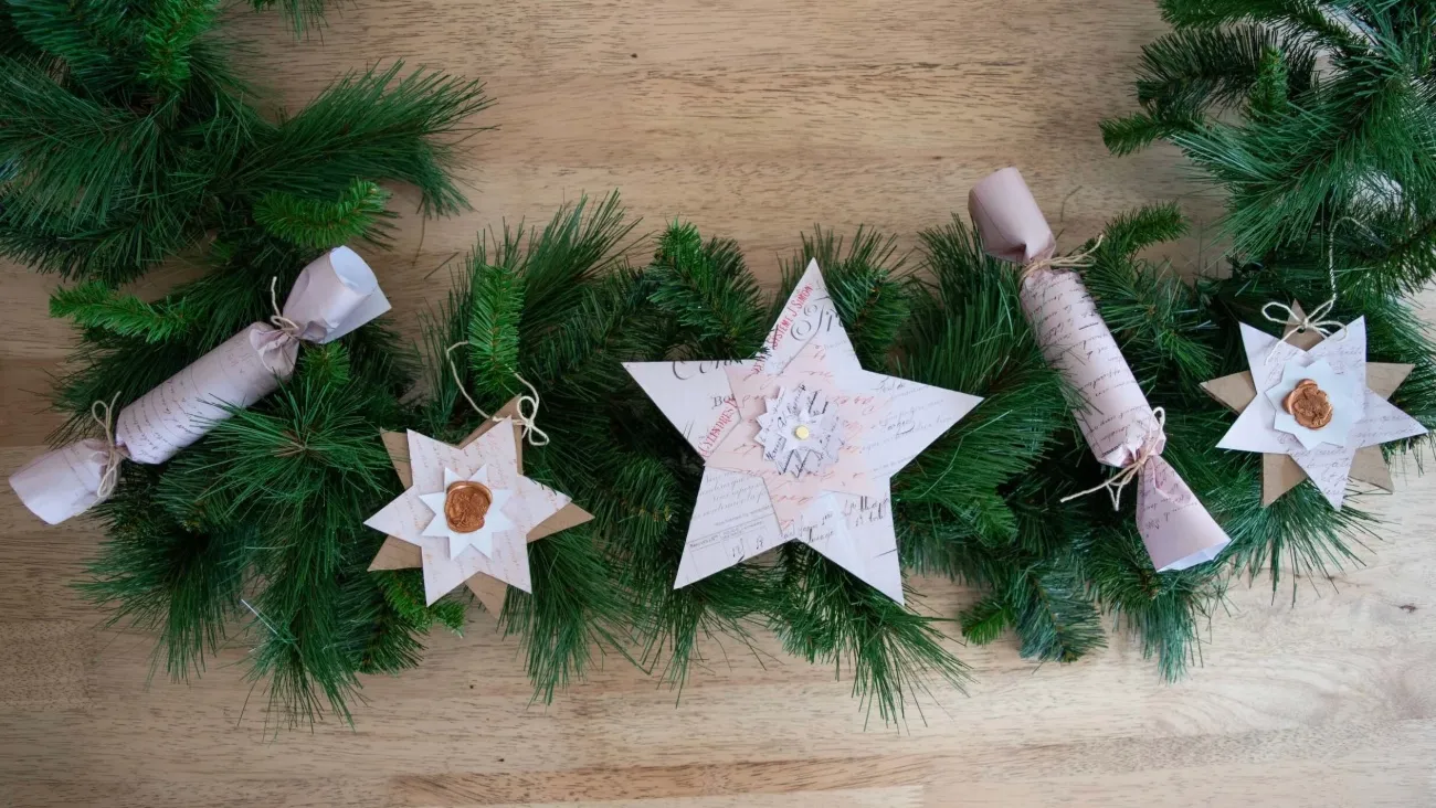 Handmade Holiday Décor Using Everyday Materials