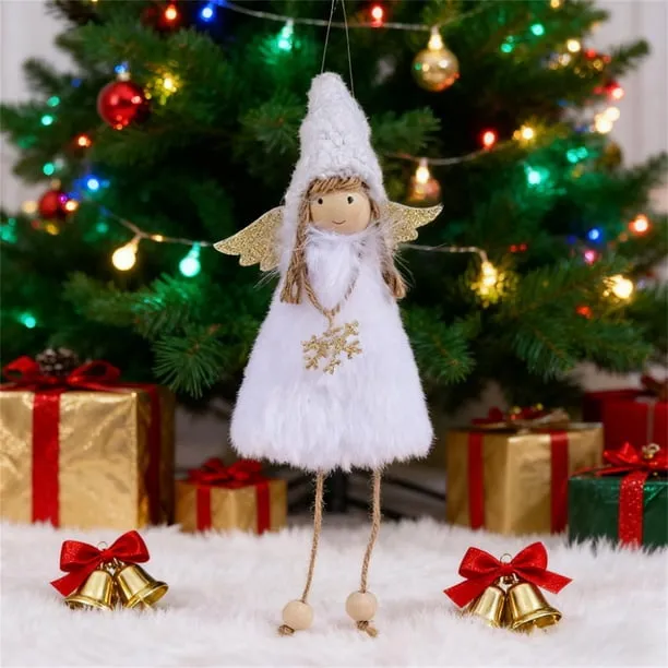 Hanging Angel Doll Cloth Feather Ornament Handmade for Door Wall Bedside  Fireplace Home Party Decor - Walmart.ca