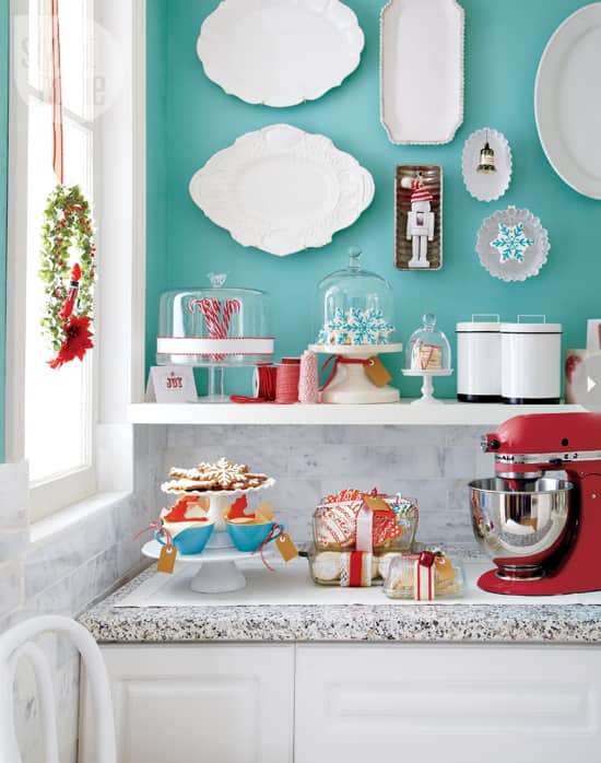High/low: Christmas-ready kitchen counter | Style at Home