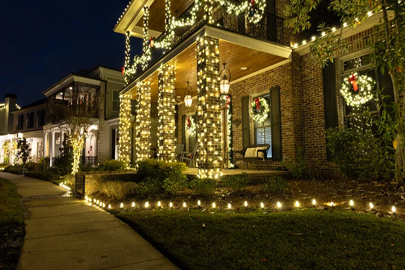 Holiday Light Installation Services Shreveport & Bossier City, LA - We  Install Christmas Lights | Matthews Landscape and Pest