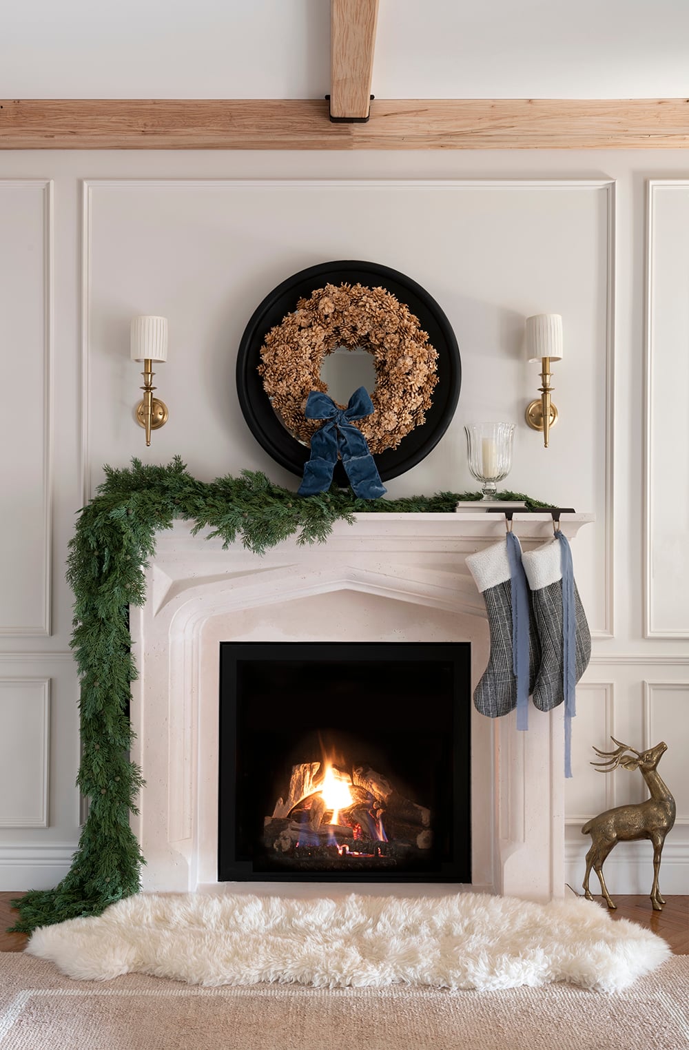 Holiday Mantel Styling: 5 Classic Looks - Room for Tuesday