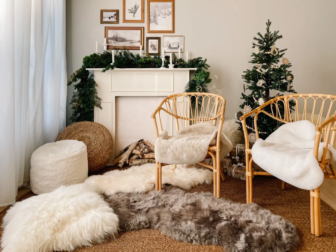 Holiday Photography Set Design | Vintage Nordic — Kierstin Smyth Design | Edmonton Interior Design