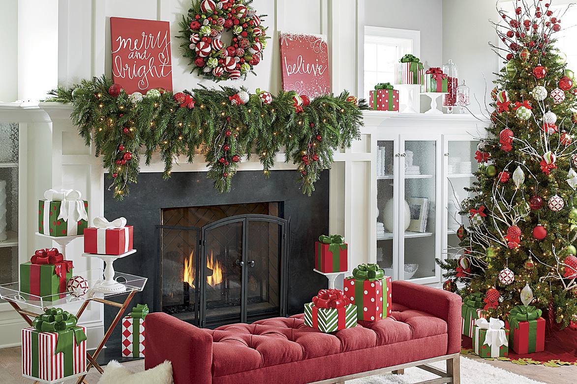 How to Decorate a Christmas Mantel: Updated Traditional - Grandin Road Blog