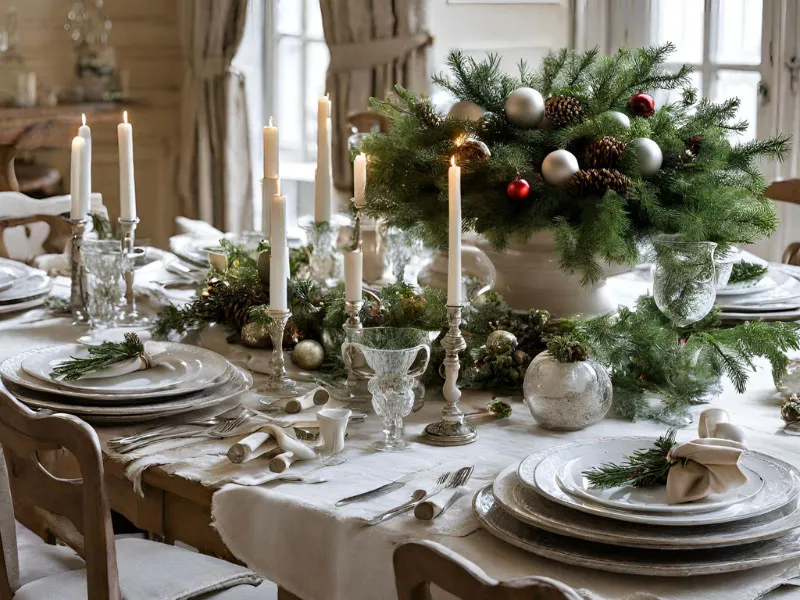How to dress a table for Christmas with French style - The Good Life France