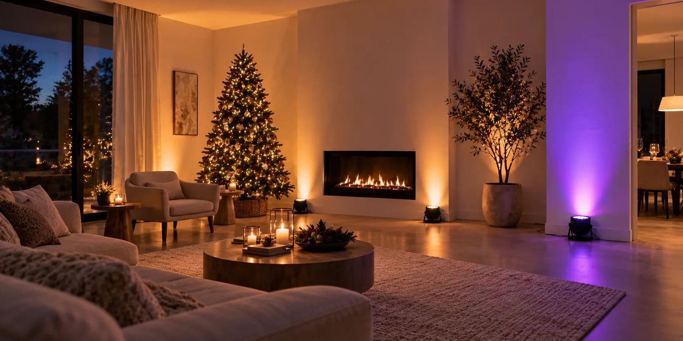 How to Light a Holiday Party at Home in 2026: A Simple Portable Stage-