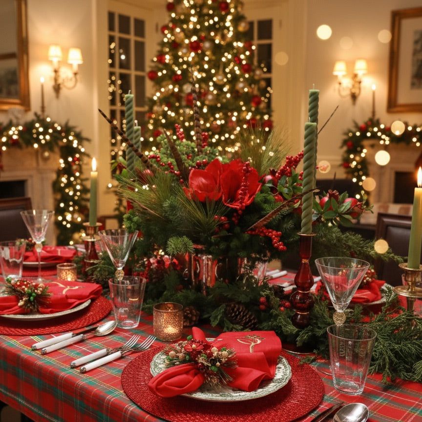 How to Make a Christmas Tablescape : Simple Steps for a Stylish Holida