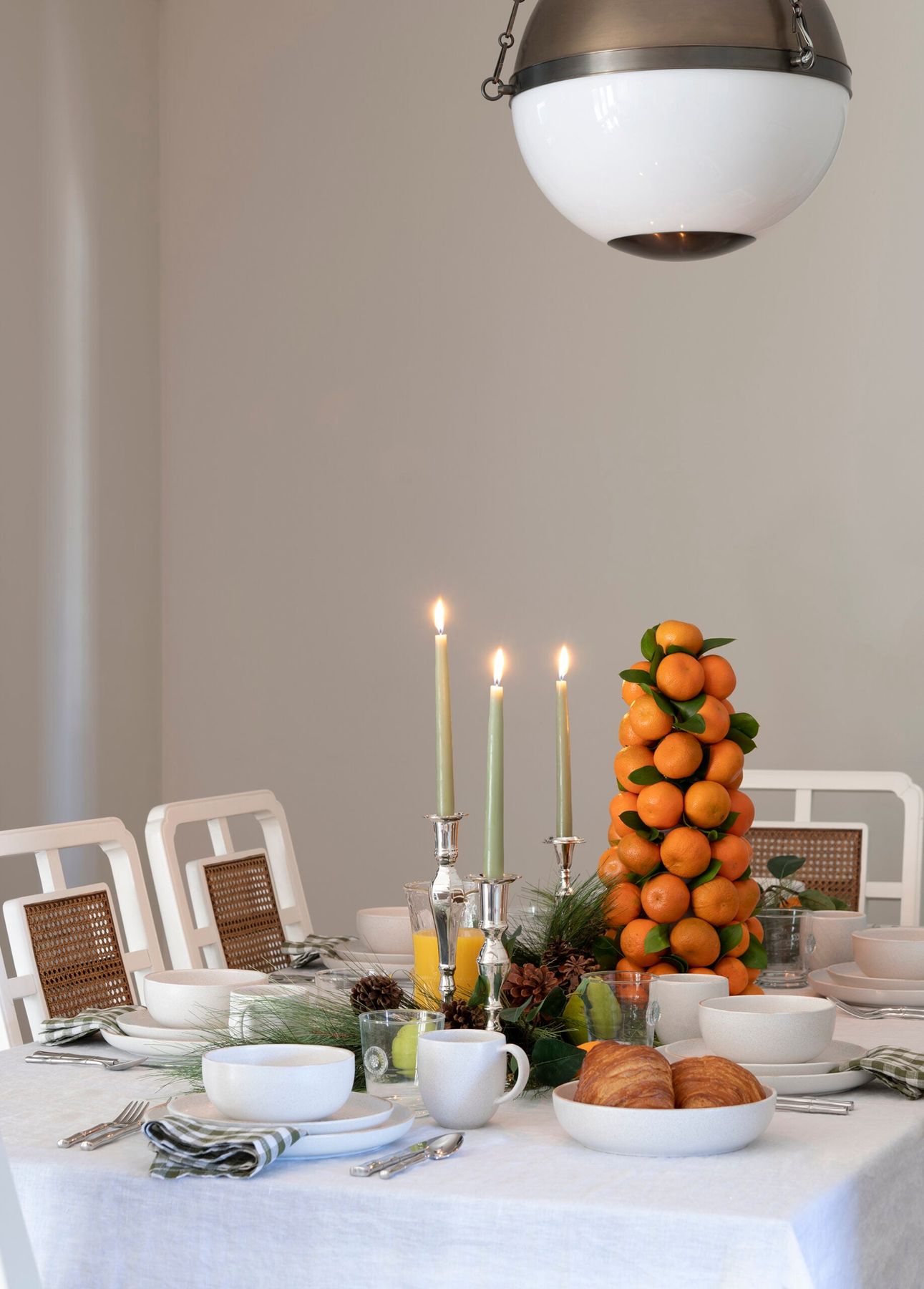 How to Style a Holiday Brunch Table - Room for Tuesday