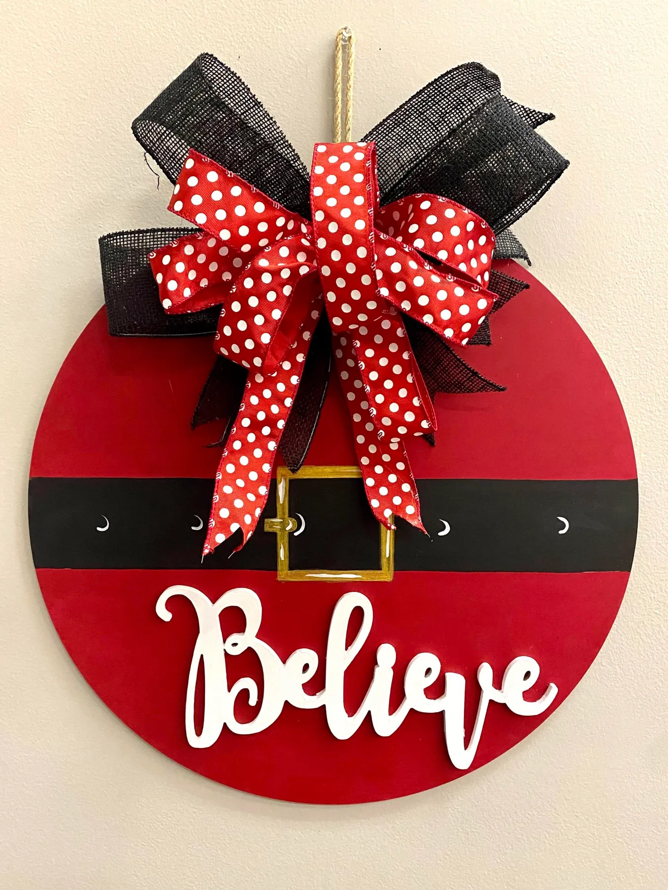 I Believe in Santa Claus Sign | Swirlz Art Studio