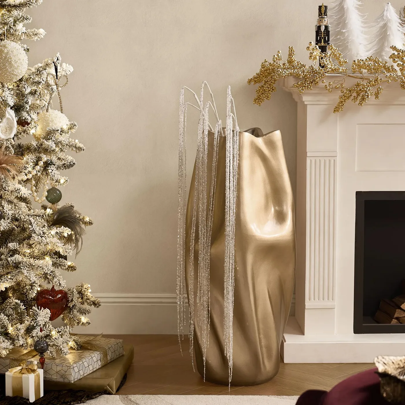 Icicle Sequin Willow Stem 70' Set of 3 | Z Gallerie