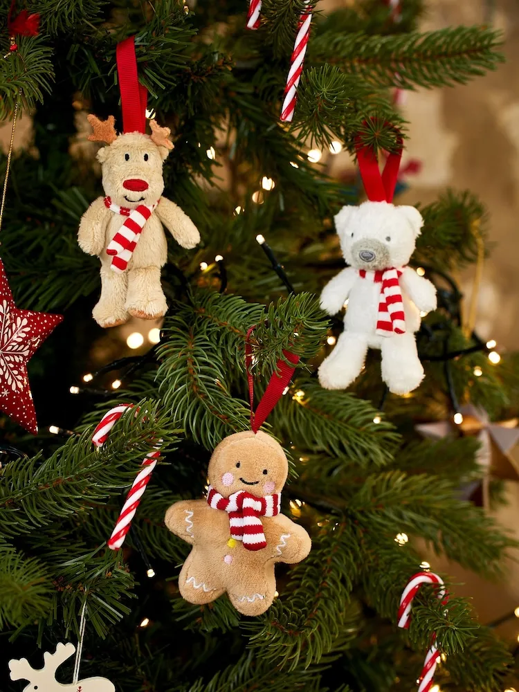 JoJo Maman BÉBÉ JoJo Maman Gingerbread Man Tree Decoration - BROWN ONE