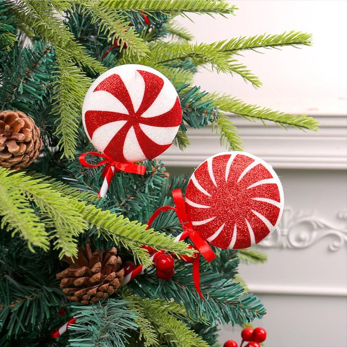 Jual Christmas Candy Cane Decorations Peppermint Ornaments For Christmas Tree  Lollipop Craft Decor For Xmas Tree Home Party Supplies - Kota Bogor - Agen  Grosirr Dompet Trrrba4rru | Tokopedia