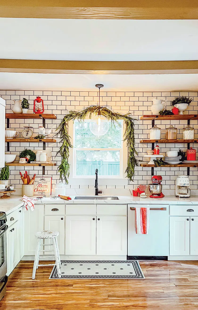 kitchen Christmas decor Archives - Cottage style decorating, renovating and entertaining Ideas for indoors and out