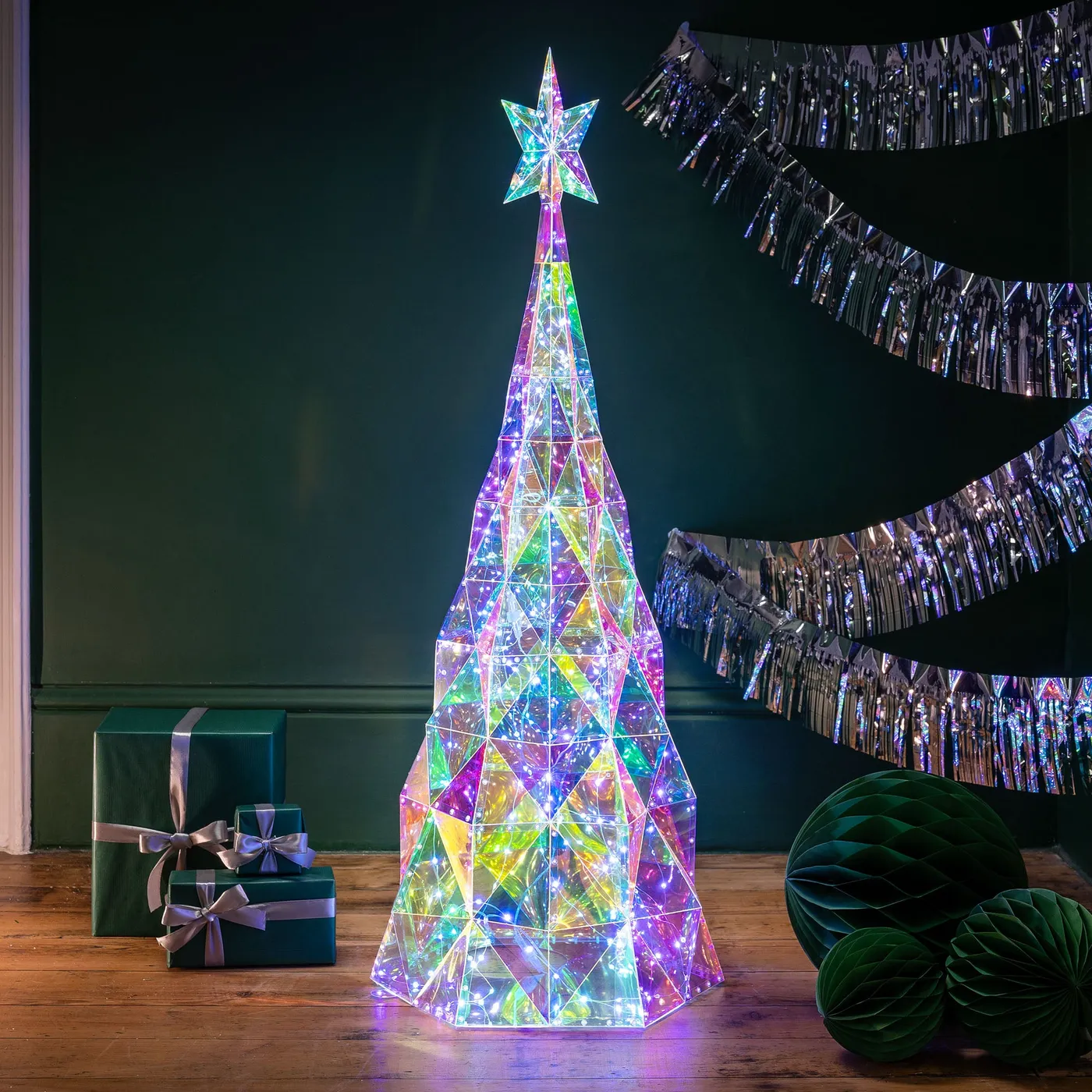 Large Iridescent Christmas Tree | 110cm | Christow