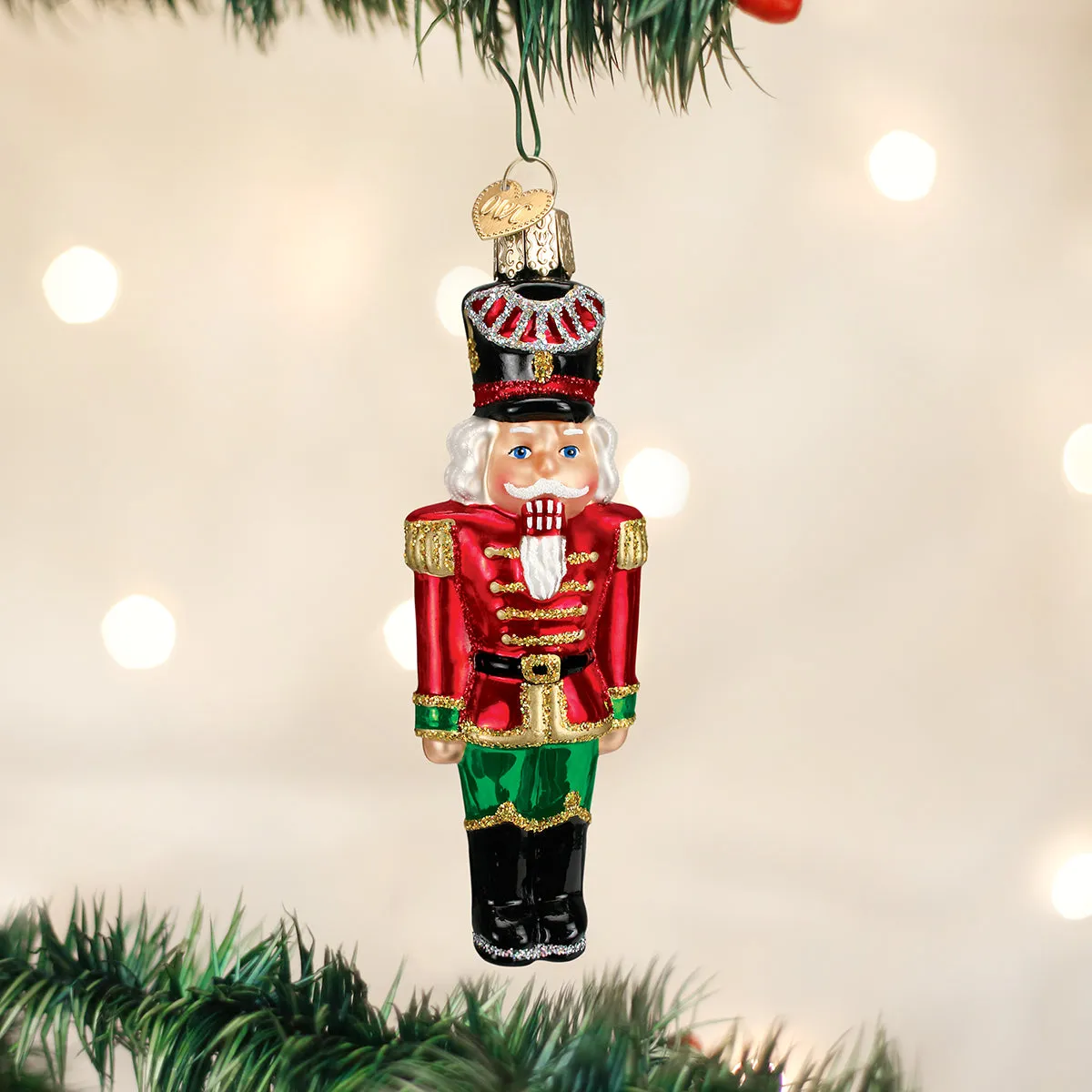 Large Nutcracker Tree Ornaments 5ft Large Traditional Xmas Nutcracker Red,  Green Gold With LEDs Garden Trends