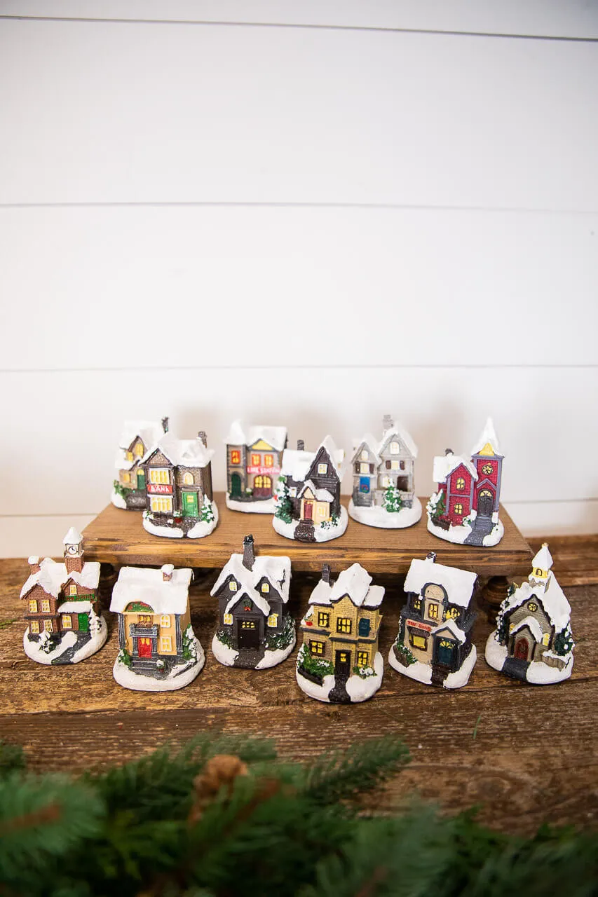 Lighted Holiday House W/ Battery Powered LEDs - Christmas Accents |  Decorator's Warehouse
