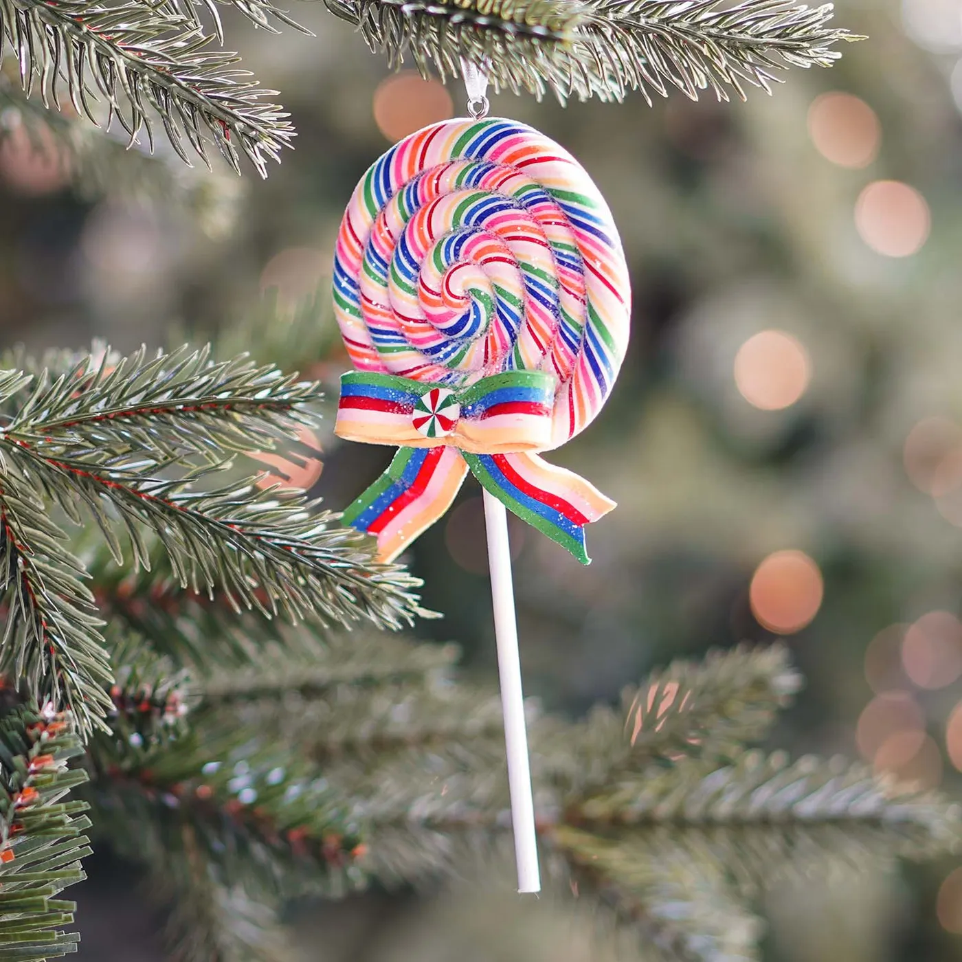 Lolly Christmas ornament | Multi-color | Handmade | 16 cm | It's al...