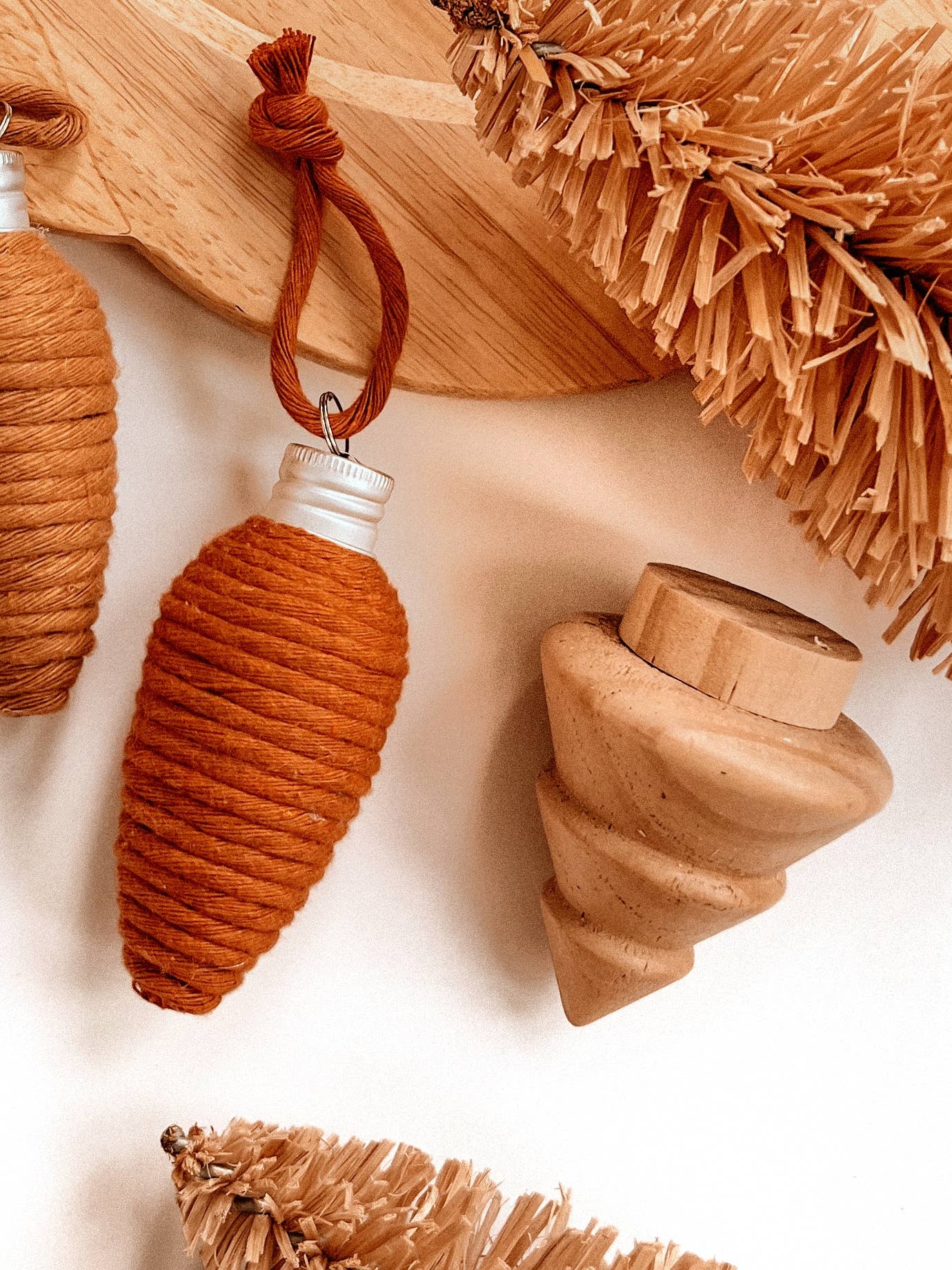 Macrame Ornament | Wrapped Bulb | Boho Christmas Tree Decor – Mimis  Favorite Things