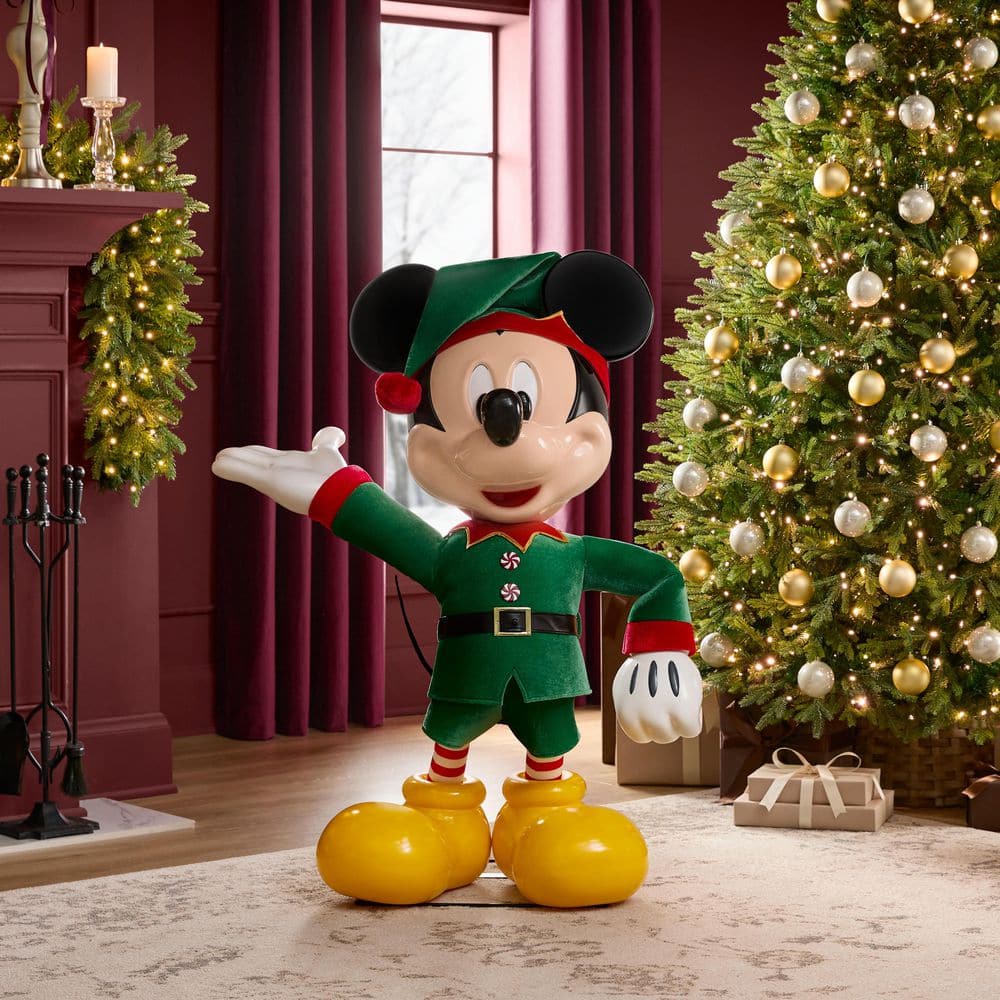 Mickey Mouse Disney Christmas Decorations Indoor Disney FT Animated  Interactive Holiday Mickey Mouse 26SV25369 The Home Depot