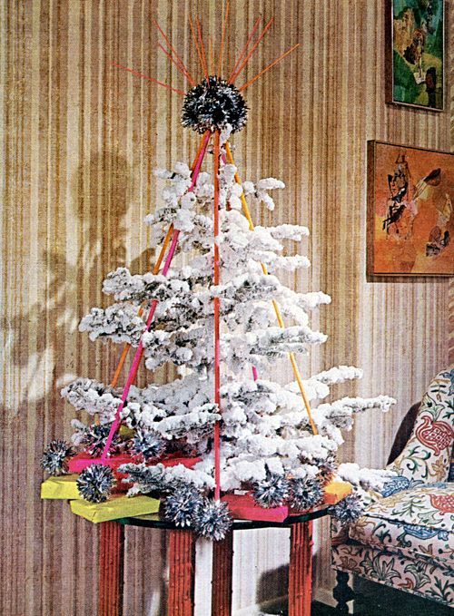 Mid-Century Living: Xmas Tree Decorating Ideas From 1969