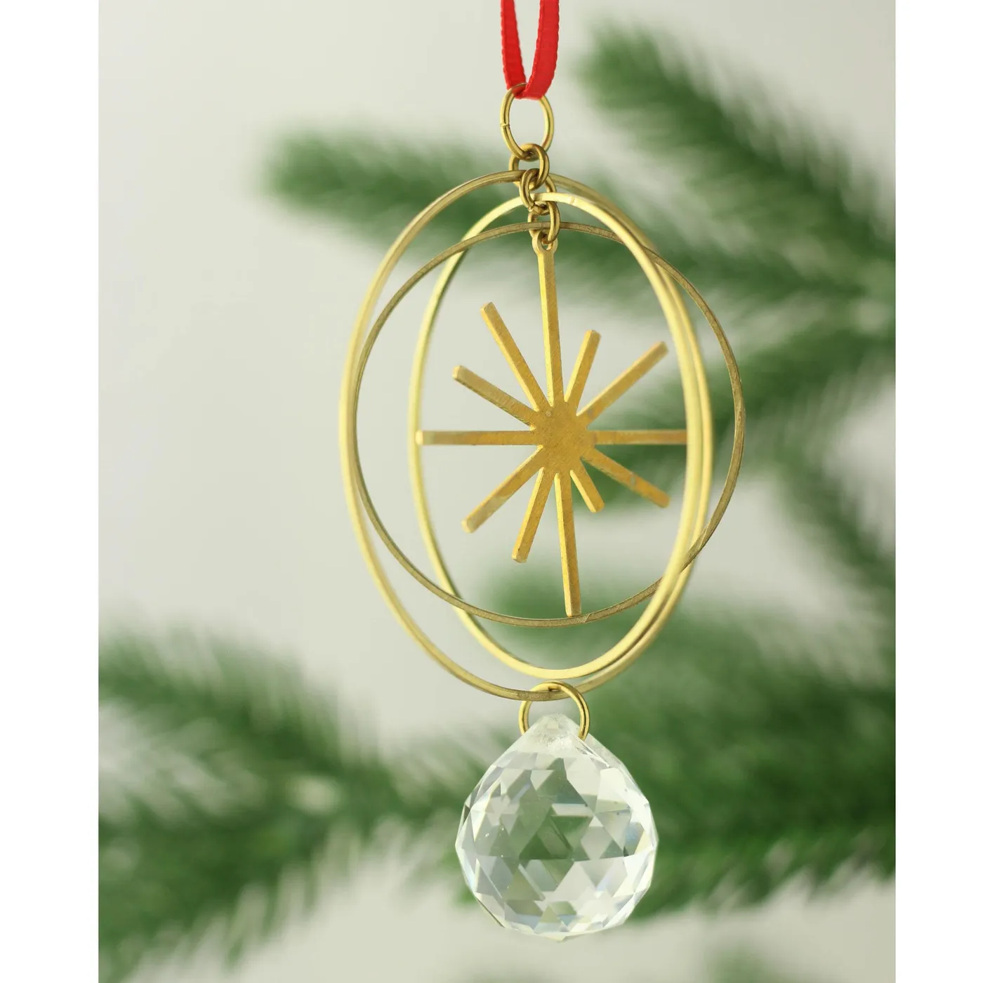 Minimalist Geometric Crystal Ornament - Star - OhSoFitting