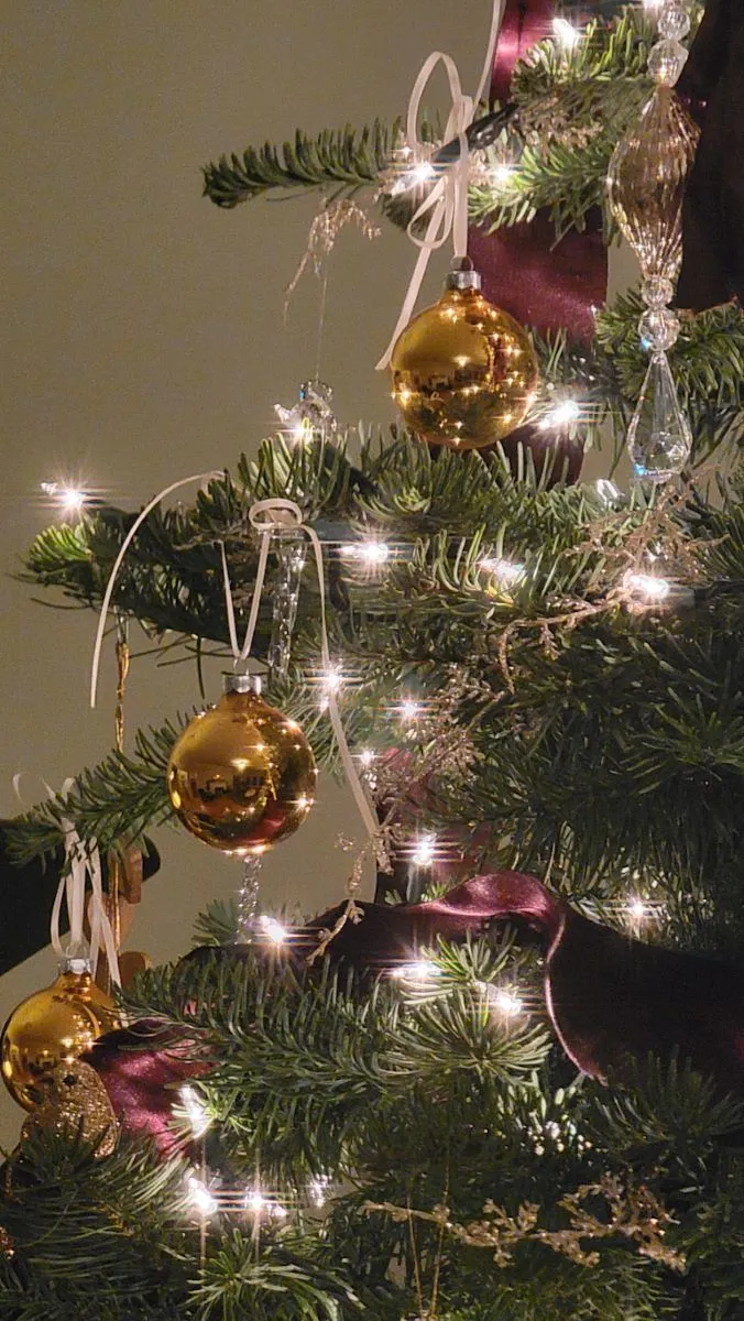 My Luxurious Deep Chocolate Brown and Gold Christmas Tree - Mantel and Table