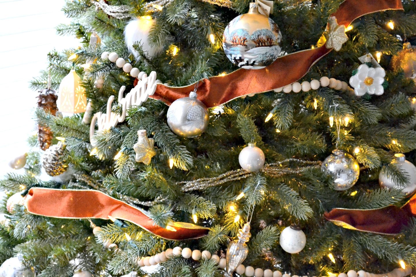 Neutral Christmas Holiday Home Tour: Living Room and Fireplace • Ugly  Duckling House
