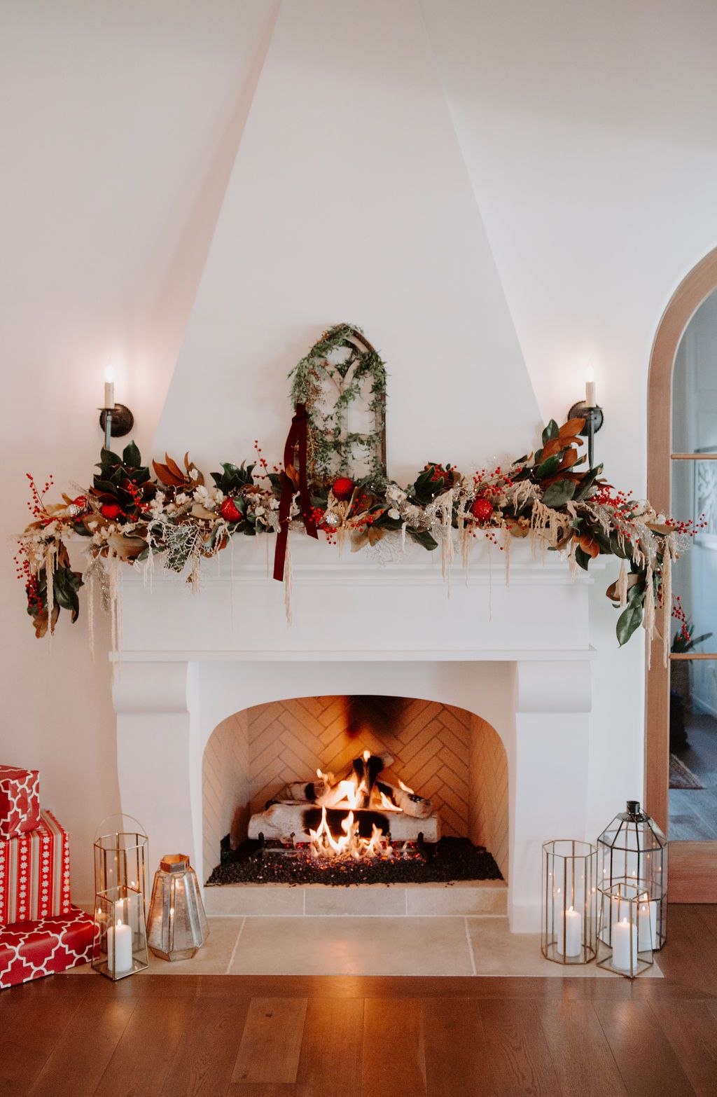 Non-Traditional Holiday Home Decoration Ideas - Feathered Arrow
