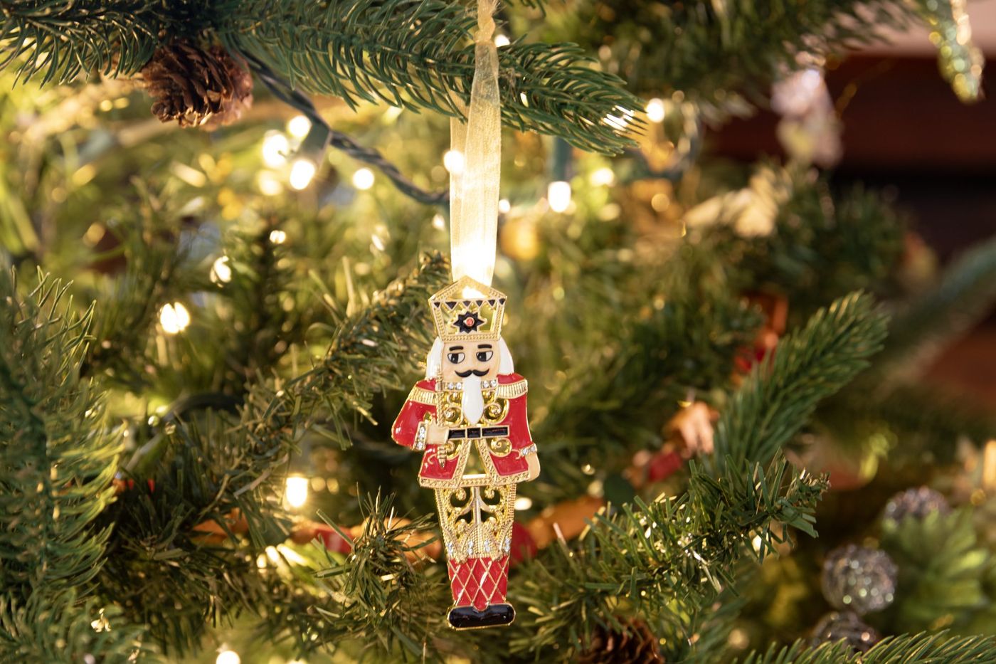 Nutcracker! Magical Christmas Ballet – Ornament - Pewter Nutcracker Soldier