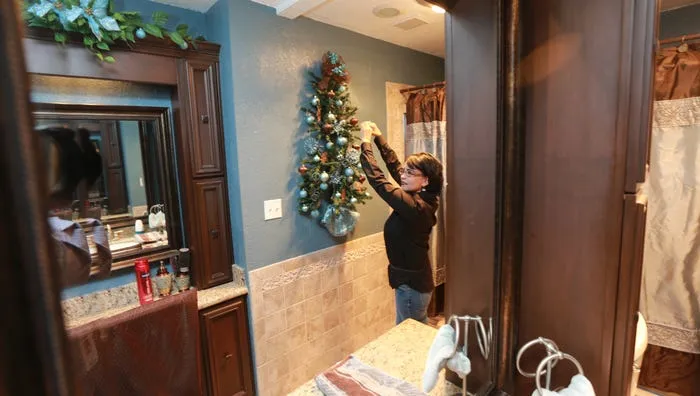 Oh, Christmas trees all over the house