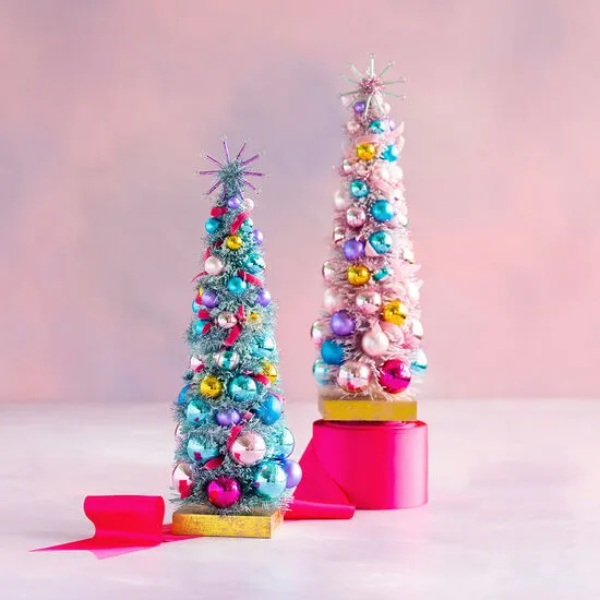 One Hundred 80 Degrees Vintage Pastel Tree with Glass Ornaments |  shopnurseryrhymes