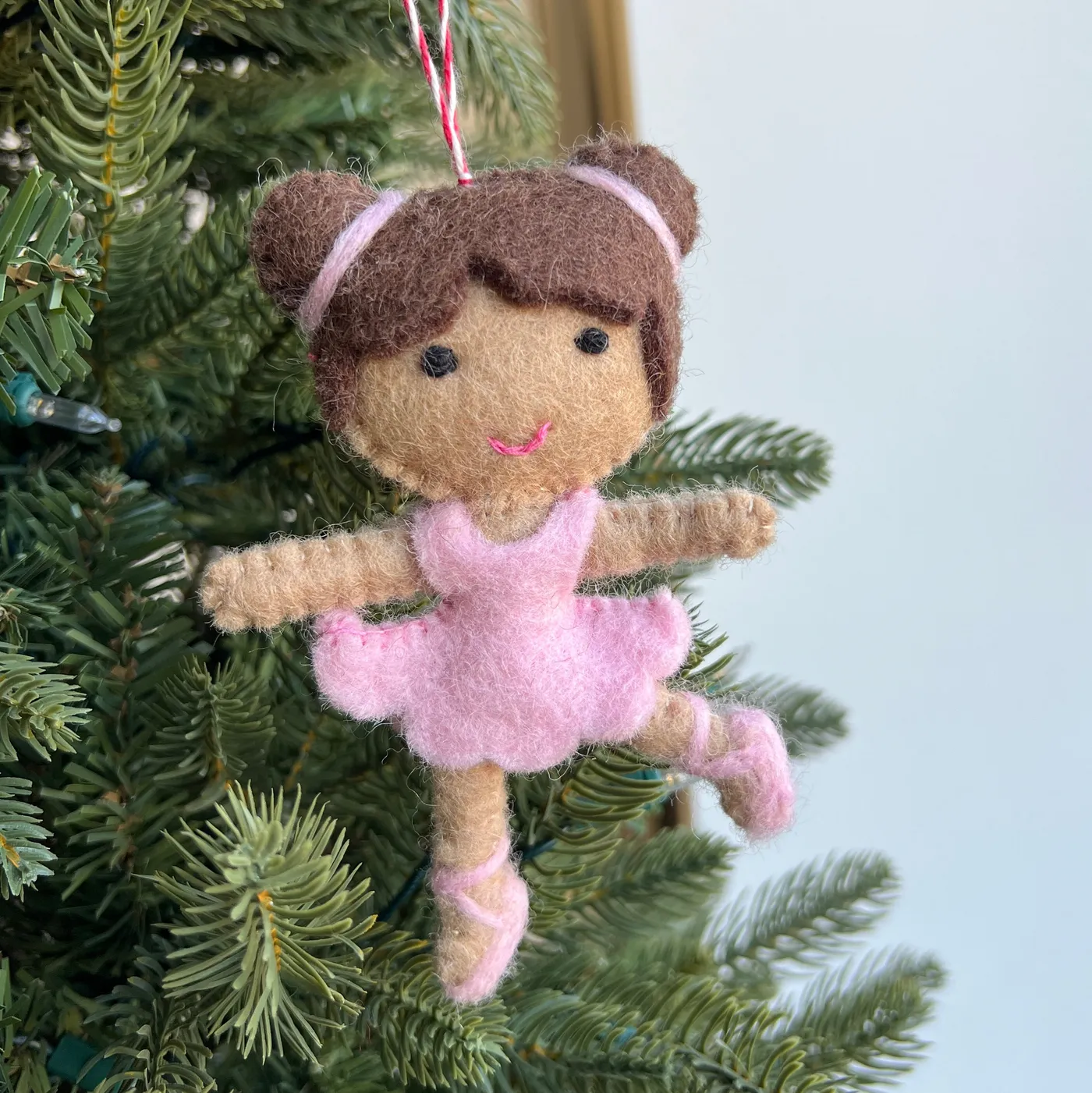Ornament, Ballerina Felt Wool (sold individually)