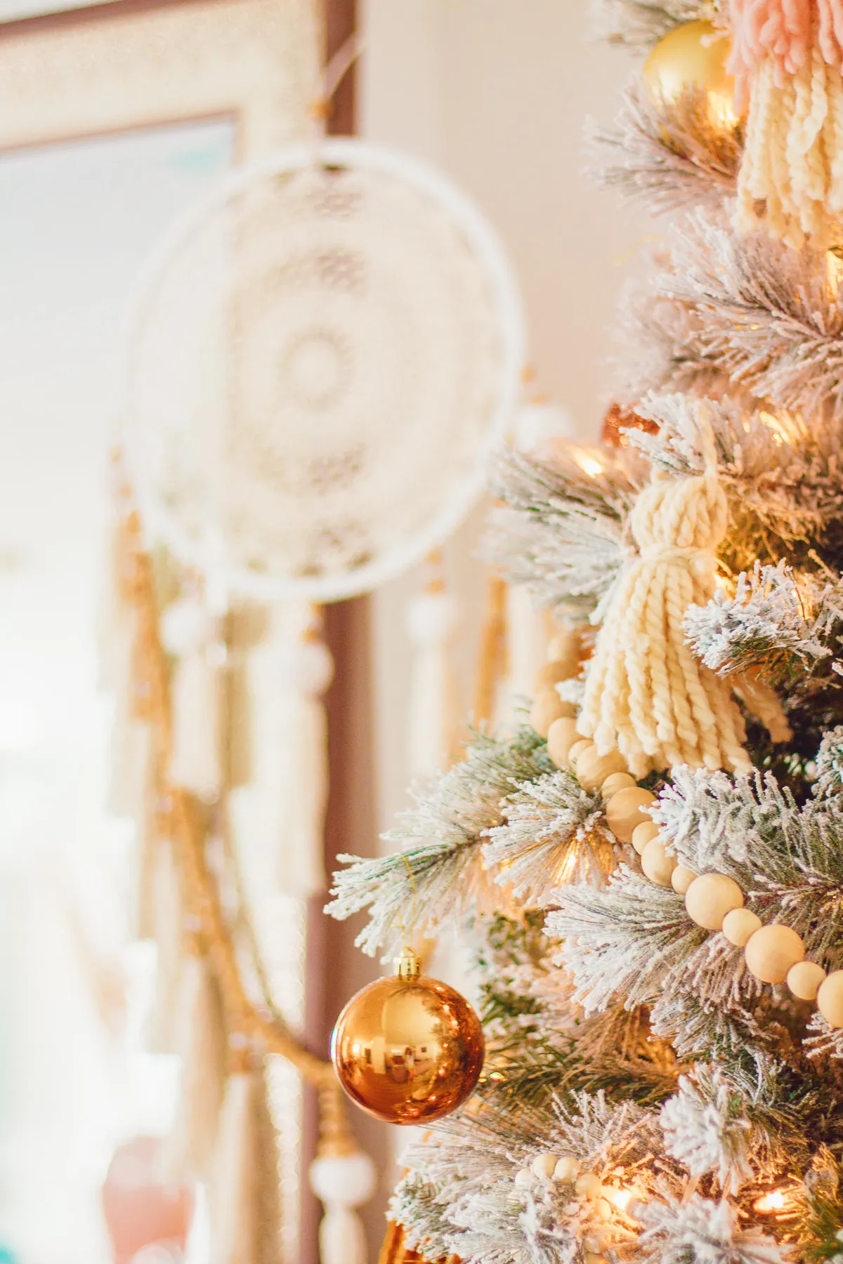 Our Cozy Bohemian Christmas Decor - Abby Saylor Armbruster