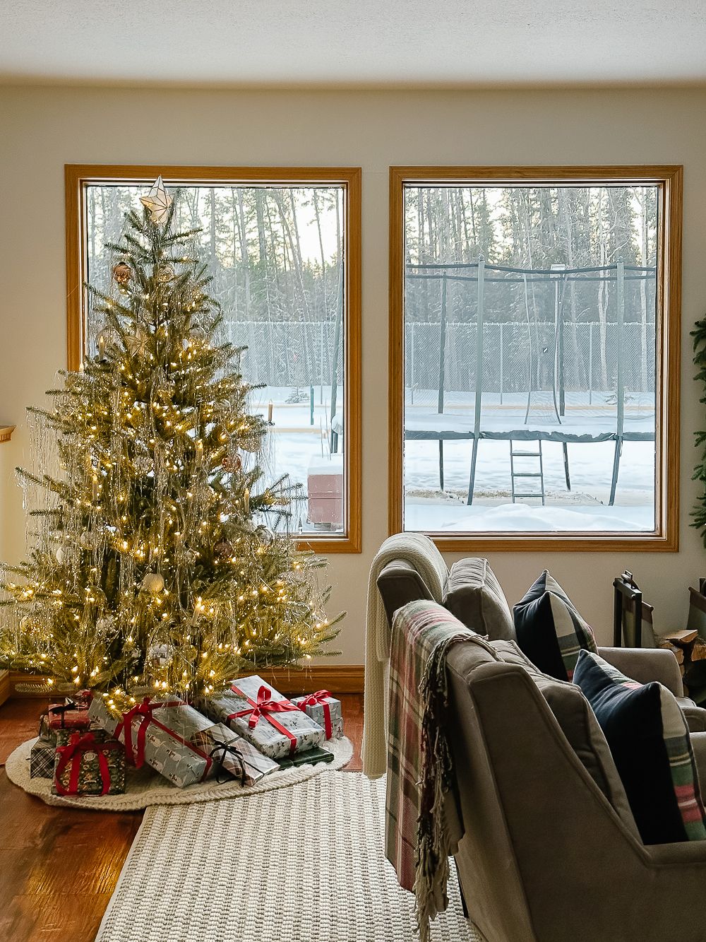 Our Simple Neutral + Moody Christmas Tree - Making it in the Mountains